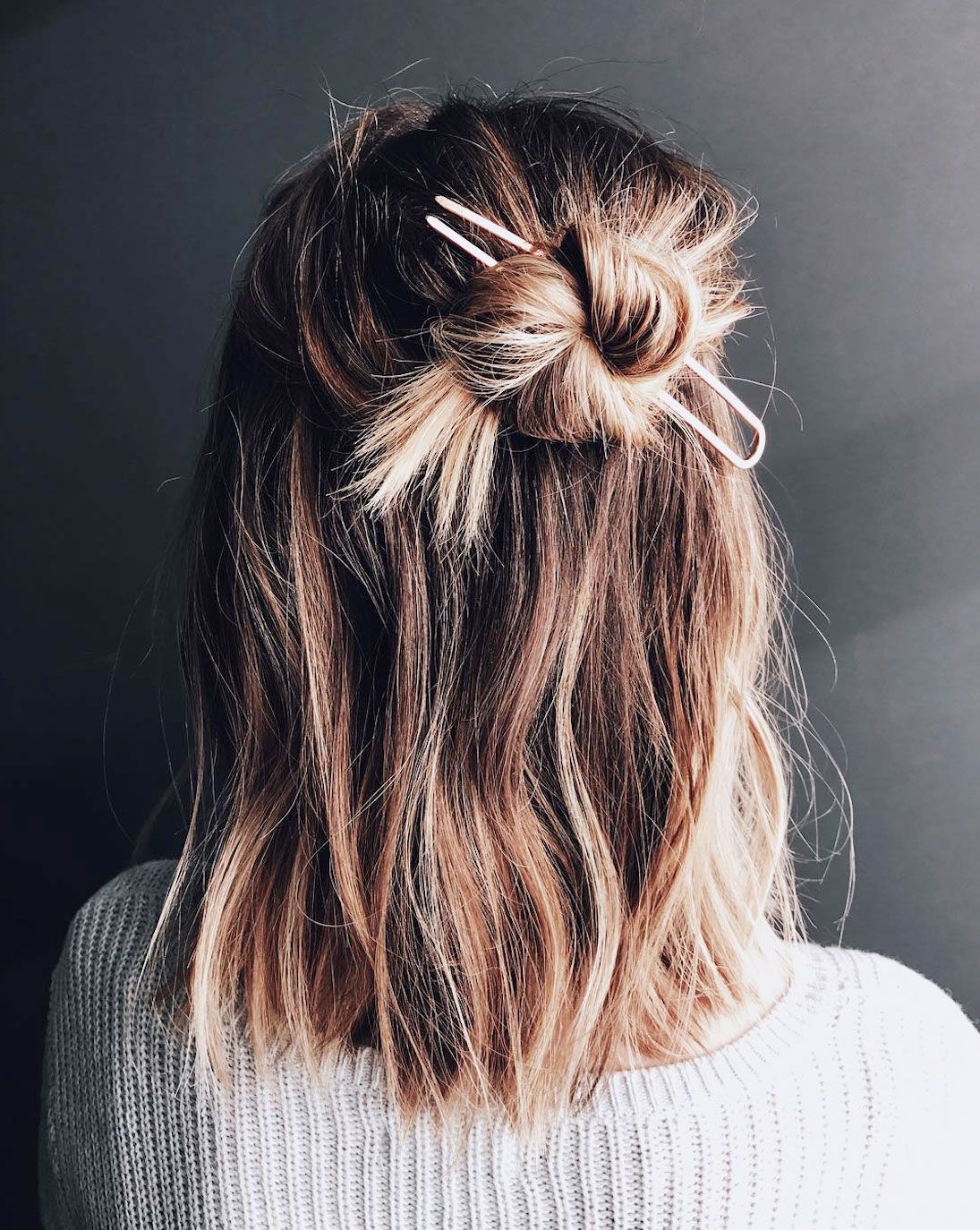 Try this easy half bun hairstyle hack ❤️✓ . . . . . #hairstyleoftheday  #hair #hairstyling #hairlove #hairfashion #hairhack #hack #h... | Instagram